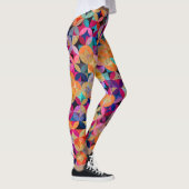 Bright Circles Abstracte  achtergrond Leggings (Rechts)