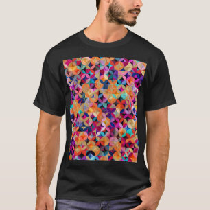 Bright Circles Abstracte achtergrond T-shirt