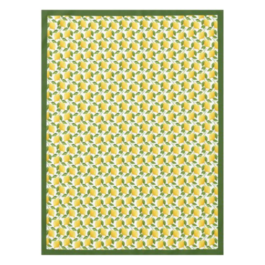 Bright citroenen Tablecloth Tafelkleed (Voorkant)