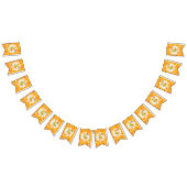 Bright Citrus 1e verjaardag Vlaggetjes (Alle)