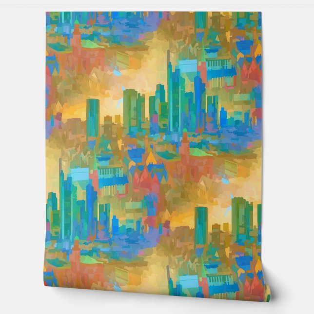 Bright City Behang (Afrollen)