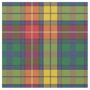 Bright Clan Buchanan Plaid Tartan Pattern Stof