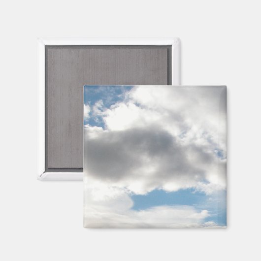 Bright Clouds Magnet (Voorkant / Achterkant)