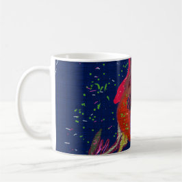 Bright Colored Flower Mug Koffiemok