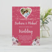 BRIGHT COLORFUL FLORAL KAART (Staand voorkant)