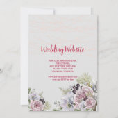 BRIGHT COLORFUL FLORAL KAART (Achterkant)