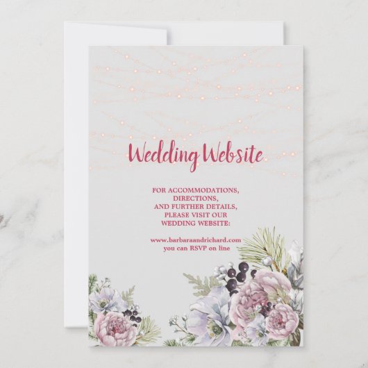 BRIGHT COLORFUL FLORAL KAART (Achterkant)