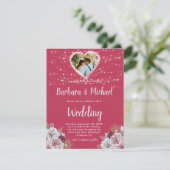 BRIGHT COLORFUL FLORAL KAART (Staand voorkant)