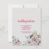 BRIGHT COLORFUL FLORAL KAART (Achterkant)