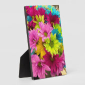BRIGHT COLORFUL FLOWERS FOTOPLAAT (Zijkant)