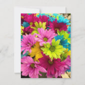 BRIGHT COLORFUL FLOWERS KAART (Voorkant)
