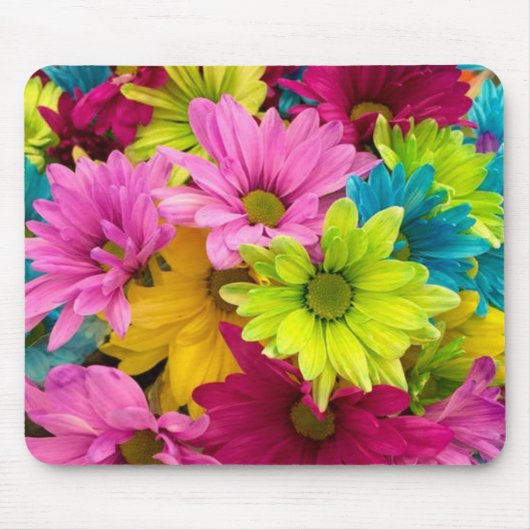 BRIGHT COLORFUL FLOWERS MUISMAT (Voorkant)