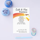Bright Colorful House Painter Artist Flyer (Enkel)
