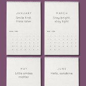 Bright & Colorful Inspiration Wall Calendar Kalender