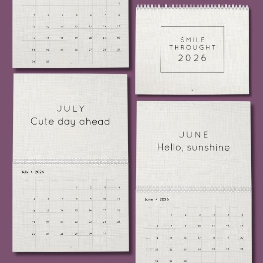 Bright & Colorful Inspiration Wall Calendar Kalender