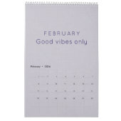 Bright & Colorful Inspiration Wall Calendar Kalender (Feb 2026)