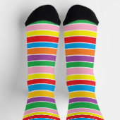 Bright Colorful Rainbow Striped Sokken (Top)