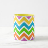 Bright Colors Chevron Mok (Midden)