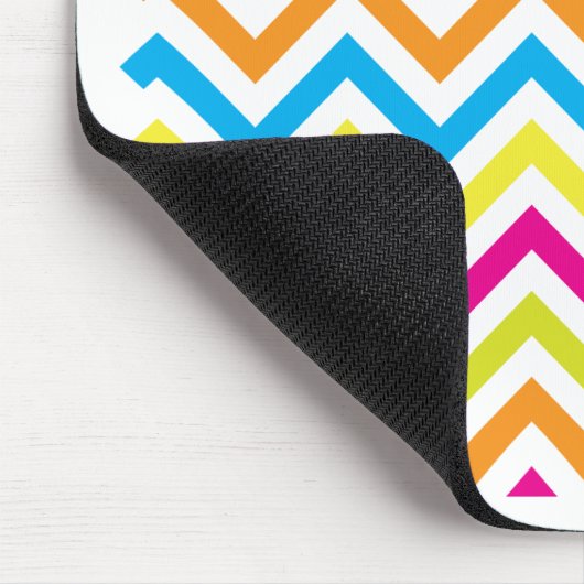 Bright Colors Chevrons Muismat (Hoek)