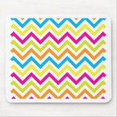 Bright Colors Chevrons Muismat (Voorkant)
