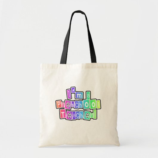 Bright Colors Preschool leraar Tote Bag (Voorkant)