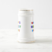 Bright Colours World's Best Nanny Gifts Bierpul (Center)