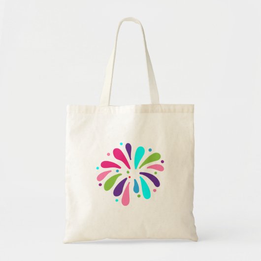 Bright Confetti Splash Celebration Tote Bag (Voorkant)