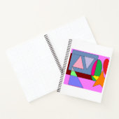 Bright Contemporary Pop Art Notitieboek (Binnen)