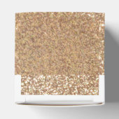 Bright Copper Glitter Sparkles Bedankdoosjes (Bovenkant)