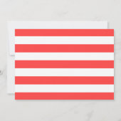 Bright Coral Calligraphy Moederdag Brunch Kaart (Achterkant)