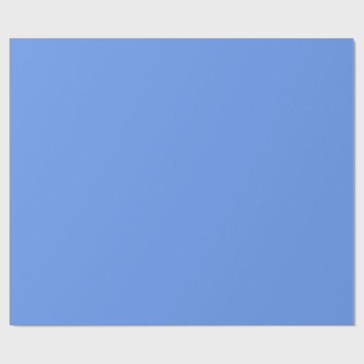 Bright Cornflower Blue Cadeaupapier (Vlak)