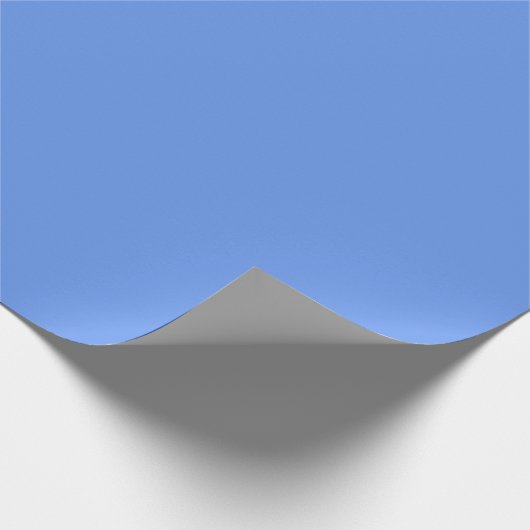 Bright Cornflower Blue Cadeaupapier (Hoek)