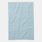 Bright Cornflower Blue Gingham Check Theedoek (Verticaal)