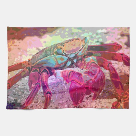 Bright Crab Kitchen Towel Theedoek (Horizontaal)