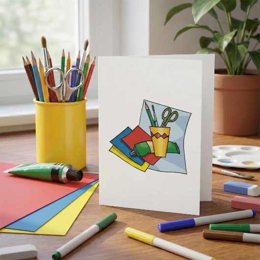 Bright Craft Supplies Colorful Art Tools Kaart