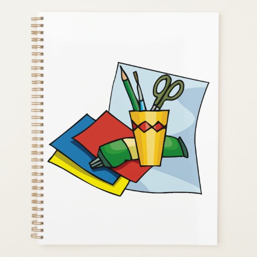 Bright Craft Supplies Colorful Art Tools Planner (Voorkant)
