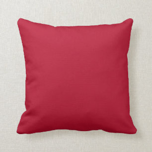 Bright Crimson Red Solid Trend Color Background Kussen