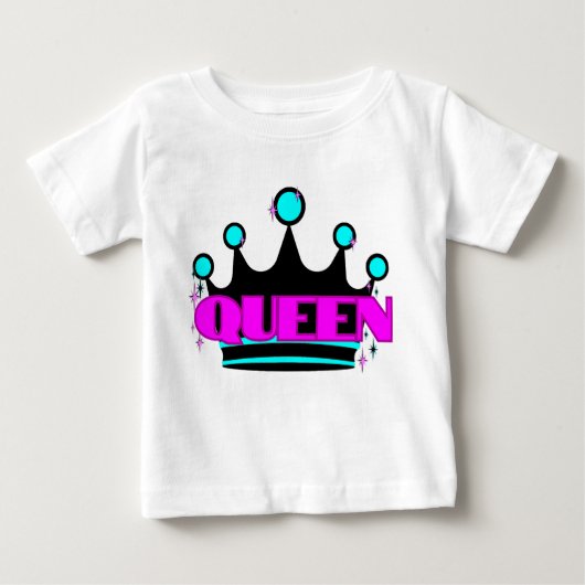 Bright Crown Graphic Roze Bold Sparkly Queen (Voorkant)