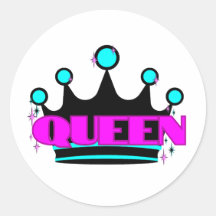 Bright Crown Graphic Roze Bold Sparkly Queen