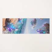 bright crystalline ocean on the cracked desert  yogamat (Voorkant (horizontaal))