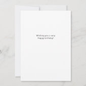 Bright Cupcake Happy Birthday Wenskaart Bedankkaart (Achterkant)