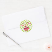 Bright Cupcake Verjaardagsfeestje gunst stickers l (Envelop)