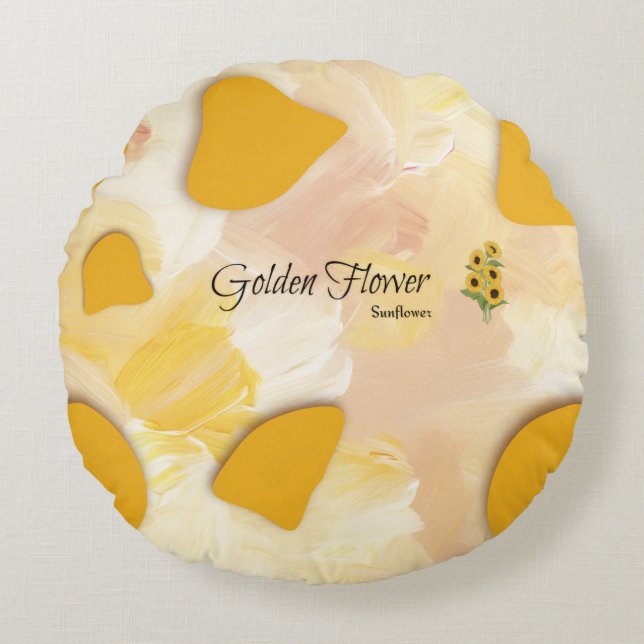 Bright cushion pillow rond kussen (Voorkant)