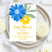 Bright Daisies-Baby shower Kaart