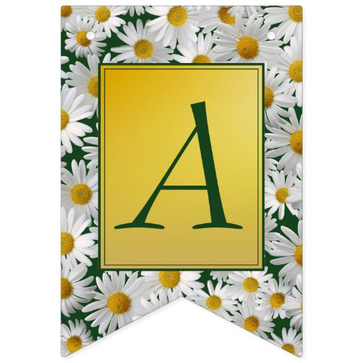 Bright Daisy Happy Birthday Vlaggetjes (Derde vlag)