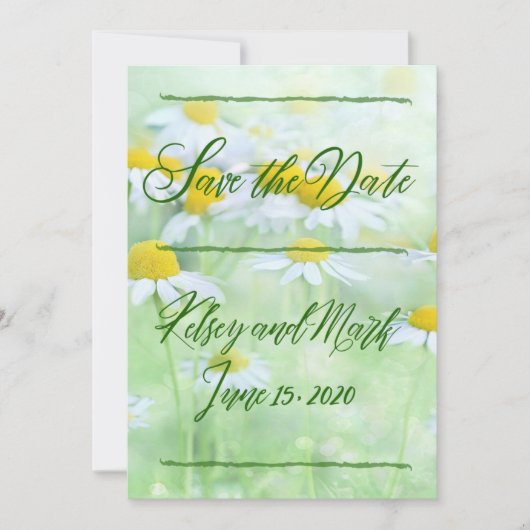 Bright Daisy Save The Date (Voorkant)