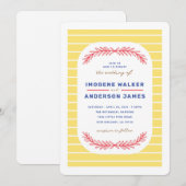 Bright Day Bruiloft Kaart (Voorkant / Achterkant)