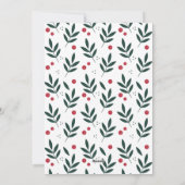 Bright Days Ahead Modern Script Kerstfoto Feestdagenkaart (Achterkant)