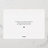 Bright Days Folie Holiday Kaart Editable Color (Achterkant)