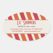 Bright Diagonals Sticker (Voorkant)